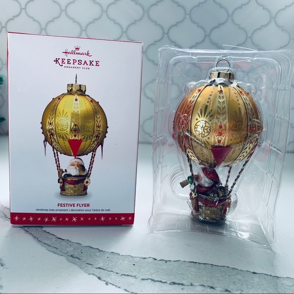 Hallmark 2016 Festive Flyer Ornament NWT - Picture 2 of 13